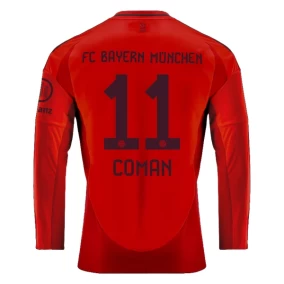 Coman Bayern München Hjemmebanetrøje 2024/2025 Langærmet